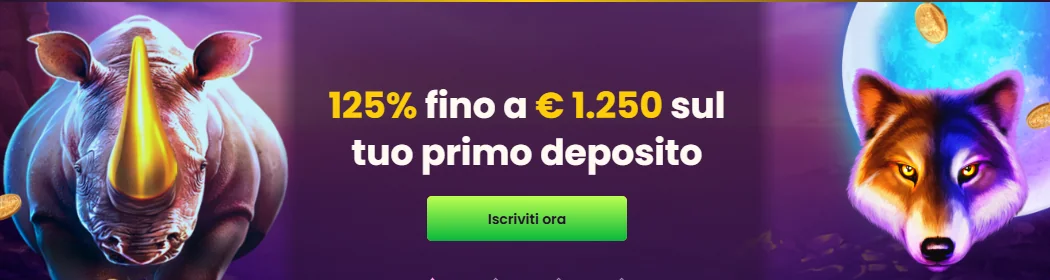 Bonus di registrazione di Bizzo Casino